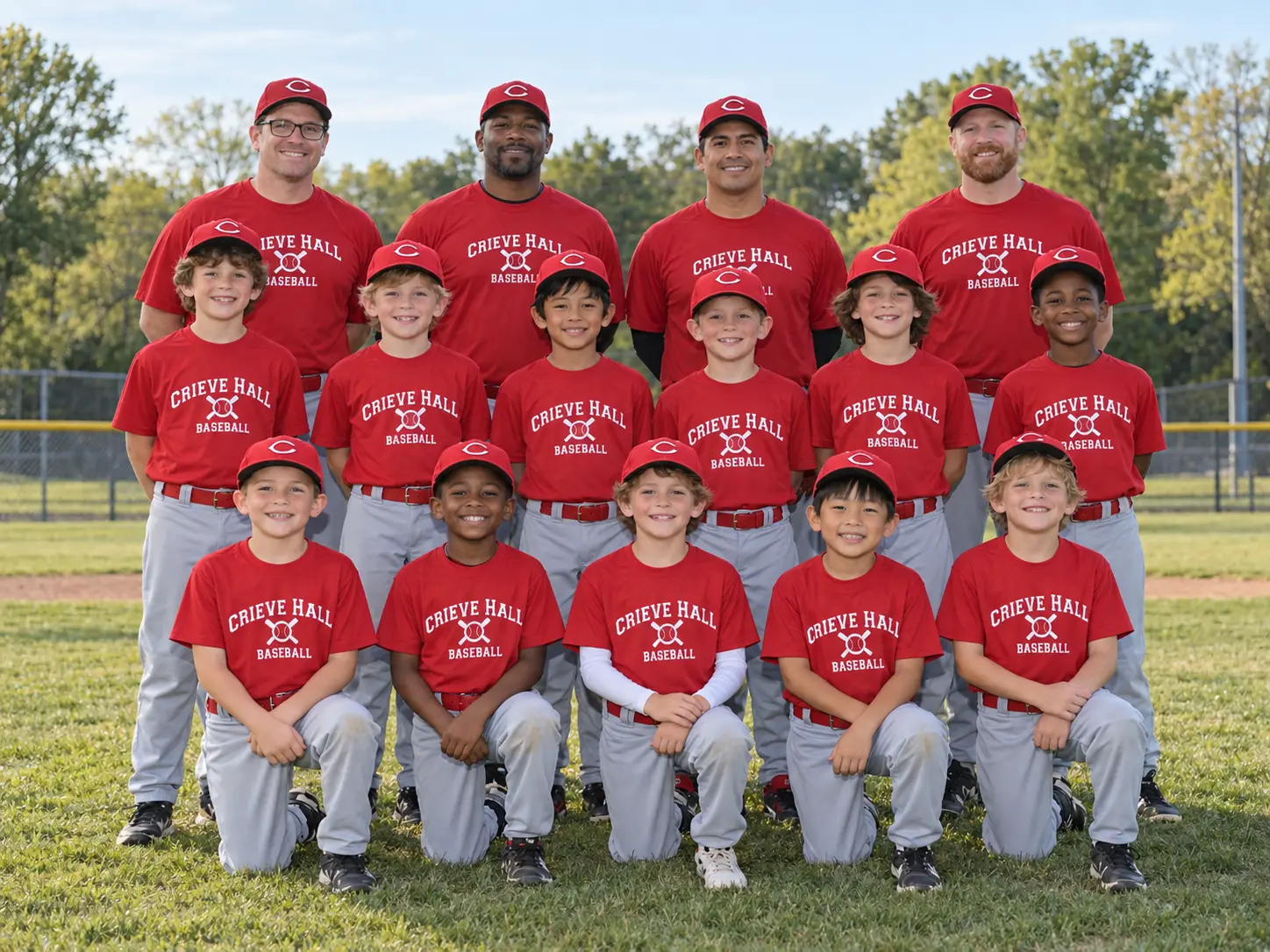Crieve Hall Reds baseball team keepsake